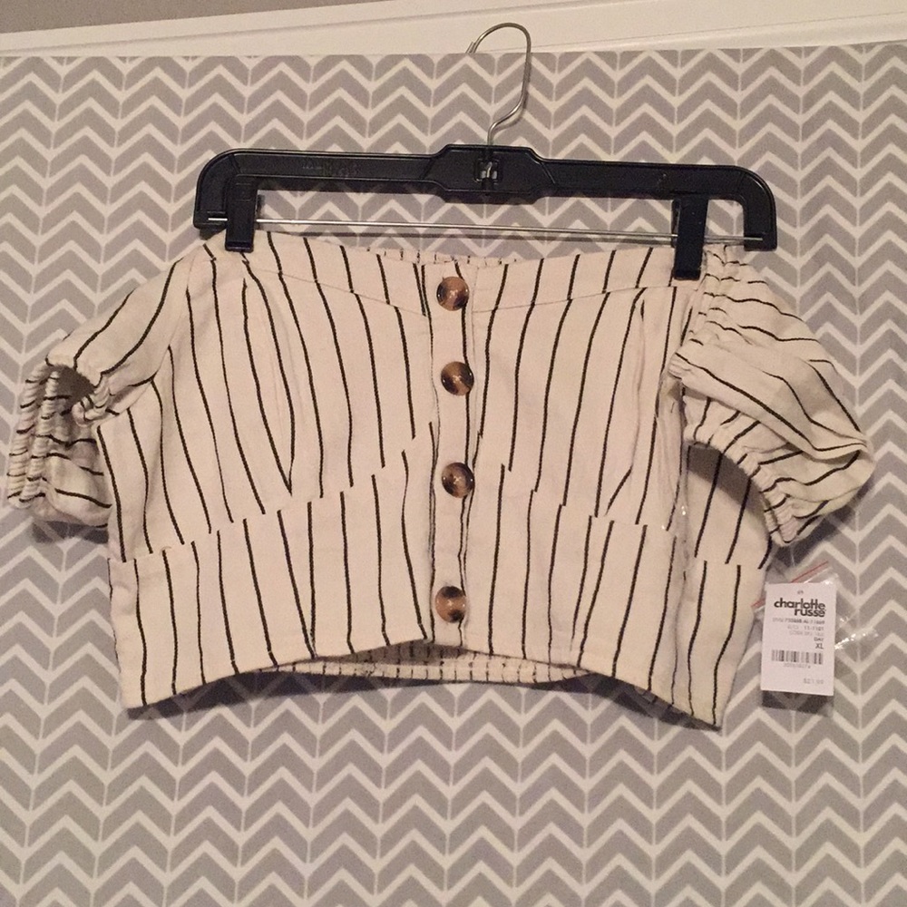 Stripped Crop Top